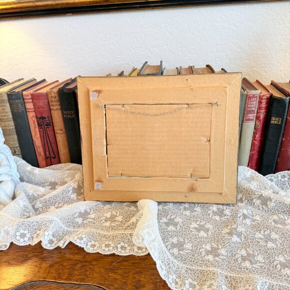 1960's Currier & Ives "American Homestead Spring" Framed Lithograph - Picture 10 of 14